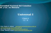 Universidad Nacional del  Comahue Prof. y Lic. en Historia