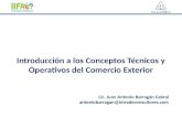 Introducción a los Conceptos  T écnicos y Operativos del Comercio Exterior
