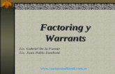 Factoring y Warrants