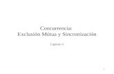 Concurrencia:  Exclusi³n Mtua y Sincronizaci³n