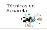 Técnicas en Acuarela