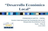 “Desarrollo Económico Local”