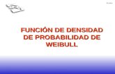 FUNCIÓN DE DENSIDAD DE PROBABILIDAD DE WEIBULL
