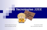 Java y Tecnologías J2EE