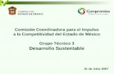 Comisión Coordinadora para el Impulso a la Competitividad del Estado de México Grupo Técnico 3