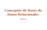 Conceptos de Bases de Datos Relacionales Parte 1