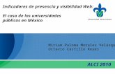 Indicadores de presencia y visibilidad Web: El caso de las universidades  públicas en México