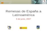 Remesas de España a Latinoamérica