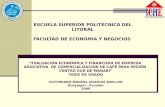 ESCUELA SUPERIOR POLITÉCNICA DEL LITORAL FACULTAD DE ECONOMÍA Y NEGOCIOS