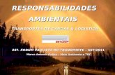 RESPONSABILIDADES  AMBIENTAIS   TRANSPORTES DE CARGAS & LOGÍSTICA