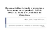 Desaparición forzada y derechos humanos en el periodo 2009-2013: el caso de Coahuila de Zaragoza