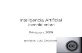 Inteligencia Artificial  Incertidumbre