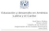 Educación y desarrollo en América Latina y el Caribe