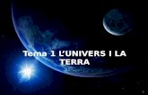 Tema 1 L’UNIVERS I LA TERRA