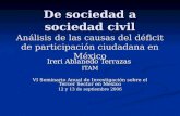 Ireri Ablanedo Terrazas ITAM VI Seminario Anual de Investigación sobre el Tercer Sector en México