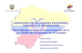 MINISTERIO DE RELACIONES EXTERIORES, COMERCIO E INTEGRACIÓN