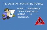 I.E. 7072 SAN MARTIN DE PORRES