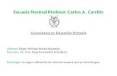 Escuela Normal Profesor Carlos A. Carrillo Licenciatura en Educación Primaria