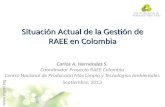 Situación Actual de la Gestión de RAEE en Colombia