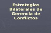 Estrategias Bilaterales de Gerencia de Conflictos