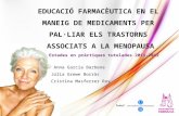 EDUCACIÓ FARMACÈUTICA EN EL  MANEIG DE MEDICAMENTS PER  PAL·LIAR ELS TRASTORNS