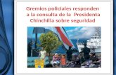 Gremios policiales responden  a la consulta de la  Presidenta Chinchilla sobre seguridad