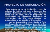 PROYECTO DE ARTICULACIÓN