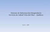 Sistema de Información Hospitalario Servicio de Salud Viña del Mar - Quillota