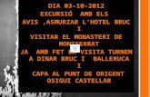 DIA 03-10-2012 EXCURSIÓ  AMB ELS  AVIS ,ASMURZAR L’HOTEL BRUC I VISITAR EL MONASTERI DE MONTSERRAT