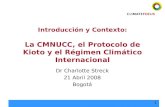 Introducci ón y Contexto : La CMNUCC, el Protocolo de Kioto y el Régimen Climático Internacional