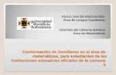 FACULTAD DE EDUCACIÓN  Área de Lengua Castellana  CENTRO DE CIENCIA BÁSICA Área de Matemáticas