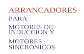 ARRANCADORES PARA MOTORES DE INDUCCION Y MOTORES SINCRÓNICOS