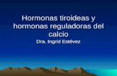 Hormonas tiroideas y hormonas reguladoras del calcio