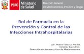 Rol de Farmacia en la Prevención y Control de las Infecciones Intrahospitalarias