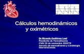 Cálculos hemodinámicos y oximétricos