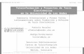 Teleinformación y Proyectos de Tesis Electrónicas  en la Universidad de Los Andes
