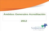 Ámbitos Generales Acreditación   2012