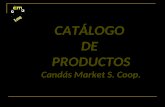 CATÁLOGO  DE  PRODUCTOS Candás Market S. Coop.