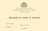 Universidad Simón Bolívar Sistemas de Operación II (CI-4821) Intensivo 2014