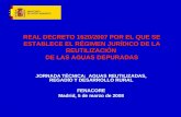 JORNADA TÉCNICA:  AGUAS REUTILIZADAS, REGADÍO Y DESARROLLO RURAL FENACORE