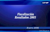 Fiscalización  Resultados 2005