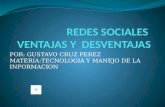 REDES SOCIALES  VENTAJAS Y  DESVENTAJAS