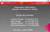 Propuesta Cibernética Modelo de Sistema Viable Grupo No Asistido Jaime Tirado   C.I 9.871.477