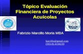 Tópico  Evaluación Financiera de Proyectos Acuícolas