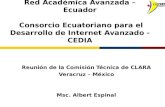 Reunión de la Comisión Técnica de CLARA Veracruz – México Msc. Albert Espinal