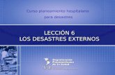LECCIÓN 6 LOS DESASTRES EXTERNOS