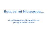 Esta es mi Nicaragua…