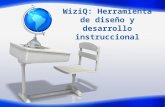 WiziQ : Herramienta  de diseño y desarrollo  instruccional