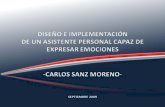 DISEÑO E IMPLEMENTACIÓN  DE UN ASISTENTE PERSONAL CAPAZ DE  EXPRESAR EMOCIONES