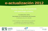 Manejo Integral del  paciente con  patología crónica 5 de  Diciembre  2012
